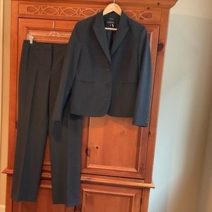 Gray office suit Jones New York